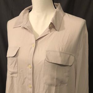EUC LOFT Button Down Utility Blouse